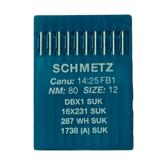 Industrielle Nähmaschinennadeln SCHMETZ DBx1 (1738) SUK für Trikot und Jeans – 10 Stk.