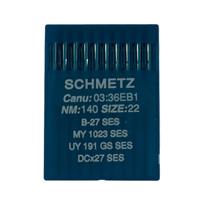 Industrial Overlock Needles SCHMETZ DCx27 (B-27) SES for Knitwear and Sportswear - 10 pcs.