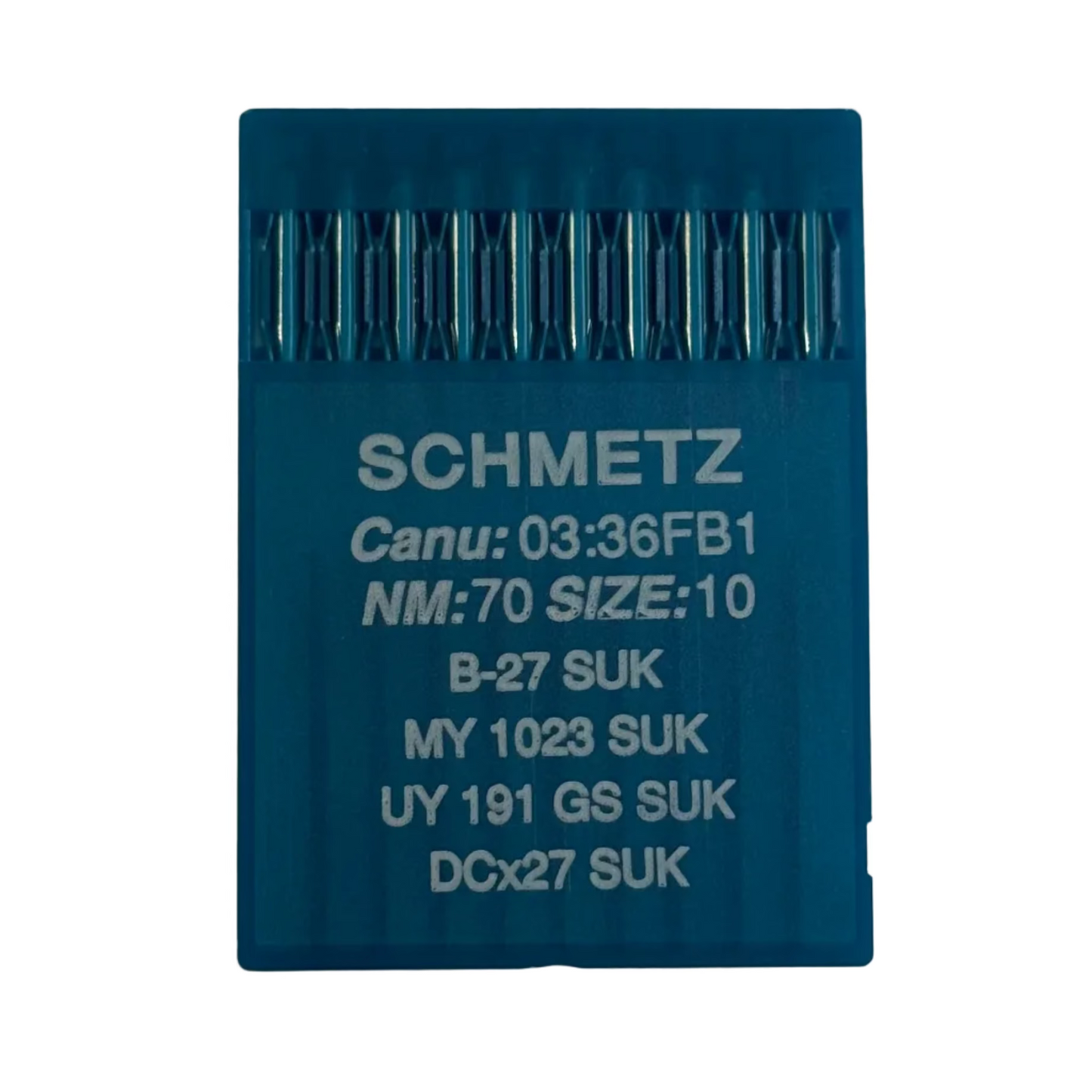 Industrial Overlock Needles SCHMETZ DCx27 (B-27) SUK for Knitwear and Jeans – 10 pcs.