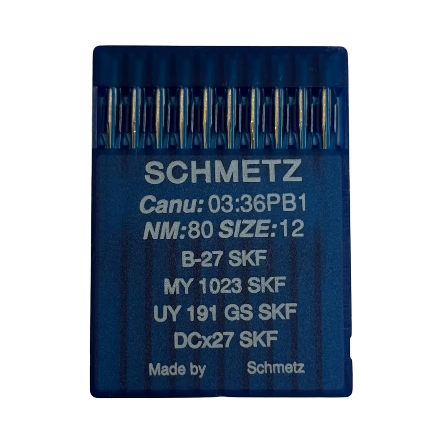 Industrial Overlock Needles SCHMETZ DCx27 (B-27) SKF for Very Coarse Knitwear - 10 pcs