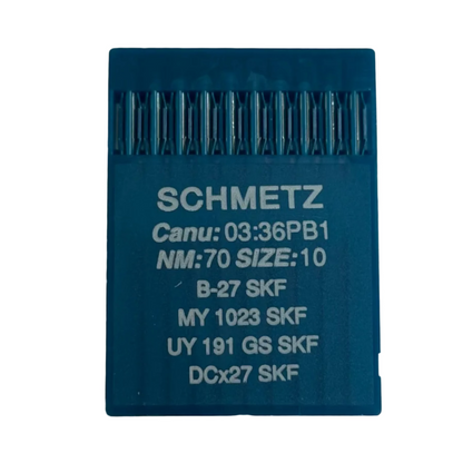 Industrial Overlock Needles SCHMETZ DCx27 (B-27) SKF for Very Coarse Knitwear - 10 pcs