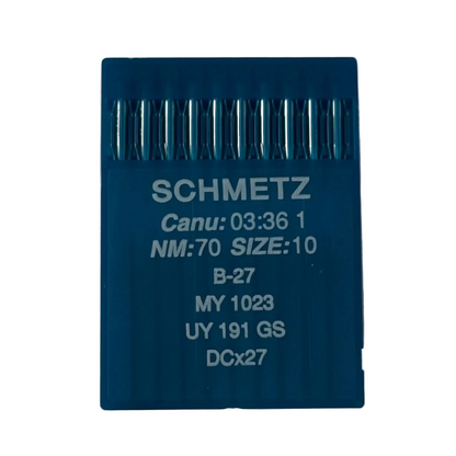 Aiguilles universelles pour surjeteuse industrielle SCHMETZ DCx27 (B-27) - 10 pièces