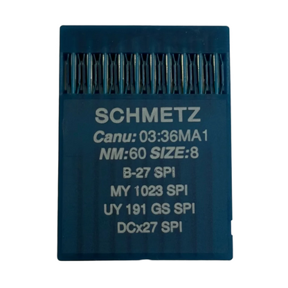 Industrial Overlock Needles SCHMETZ DCx27 (B-27) SPI for Thick and Thin Fabrics - 10 pcs.
