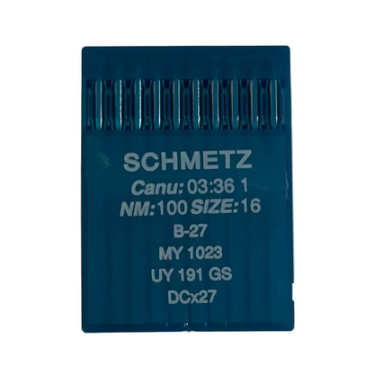 Aiguilles universelles pour surjeteuse industrielle SCHMETZ DCx27 (B-27) - 10 pièces
