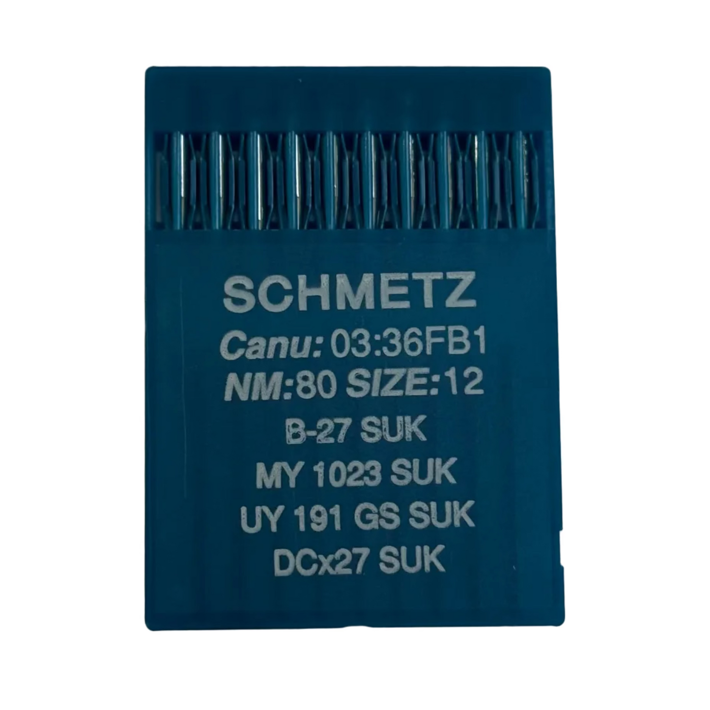 Industrial Overlock Needles SCHMETZ DCx27 (B-27) SUK for Knitwear and Jeans – 10 pcs.