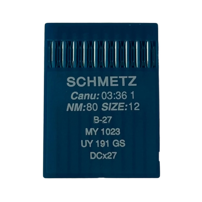Aiguilles universelles pour surjeteuse industrielle SCHMETZ DCx27 (B-27) - 10 pièces