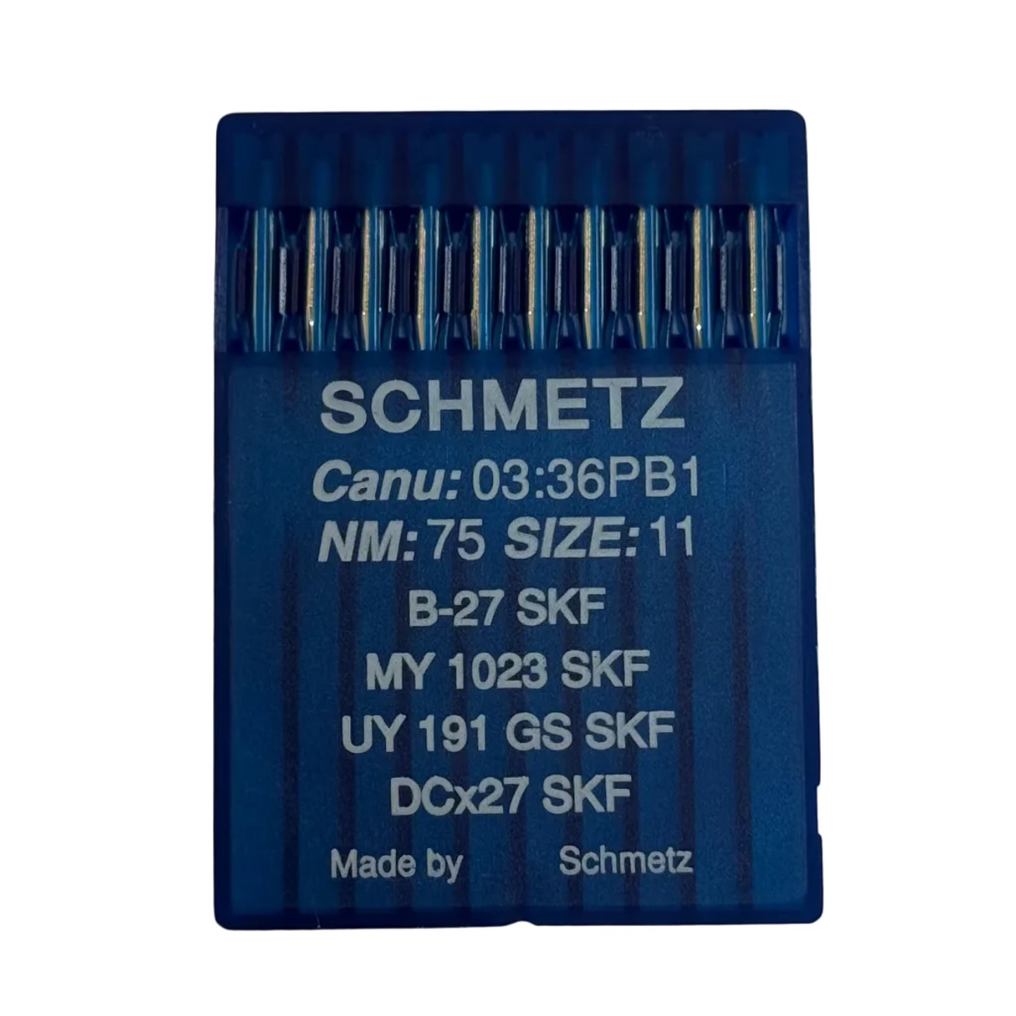 Industrial Overlock Needles SCHMETZ DCx27 (B-27) SKF for Very Coarse Knitwear - 10 pcs