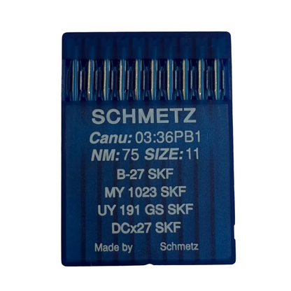 Industrial Overlock Needles SCHMETZ DCx27 (B-27) SKF for Very Coarse Knitwear - 10 pcs