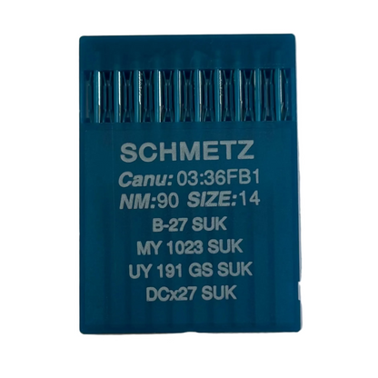 Industrial Overlock Needles SCHMETZ DCx27 (B-27) SUK for Knitwear and Jeans – 10 pcs.