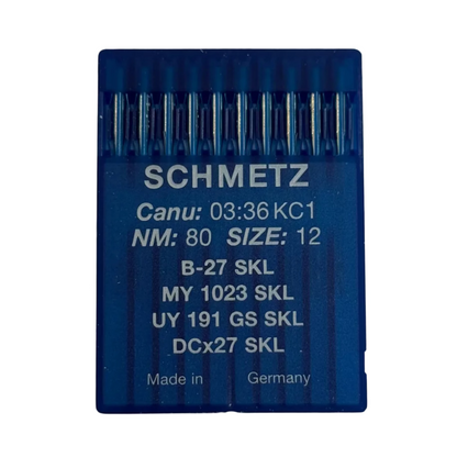 SCHMETZ Industrial Overlock Needles DCx27 (B-27) SKL for Very Coarse Knitwear - 10 pcs.