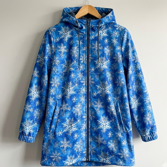 Softshell kangas - lumekristallid 300 g/m²