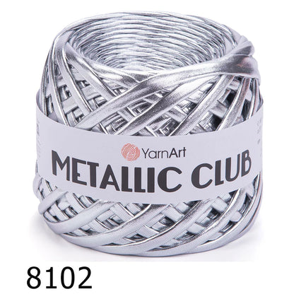 YarnArt Metallic Club – metāliska lentīšu dzija tamborēšanai un rokdarbiem 180 g / 55 m