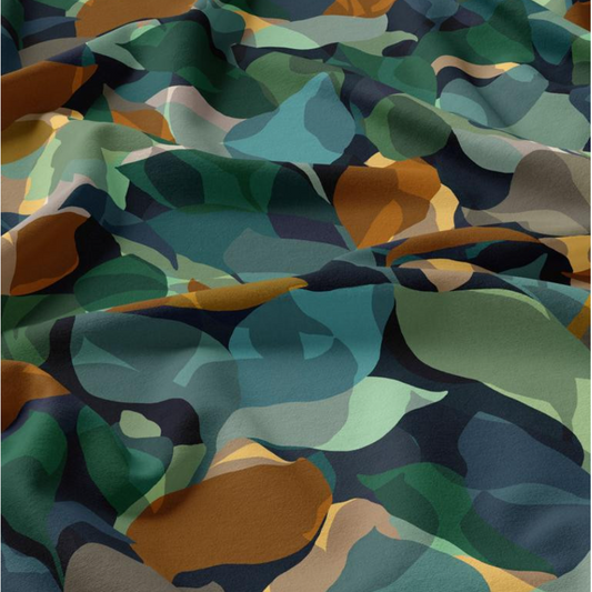 100% Viskozes audums-raibs motīvs 120 g/m²