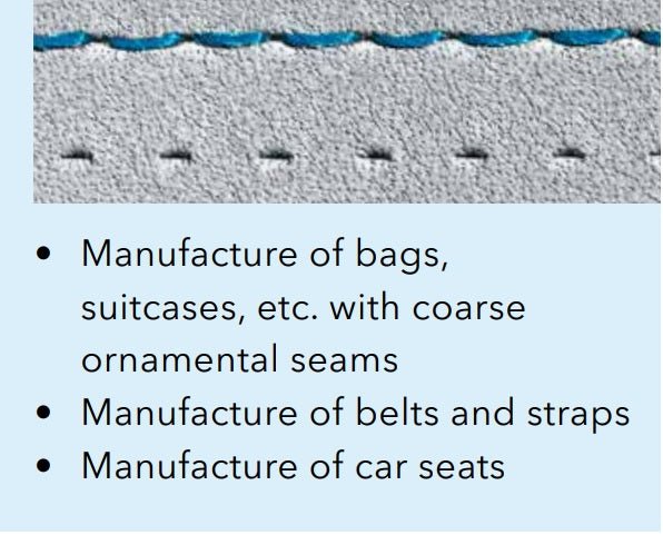 Attēls ar Adatas rūpnieciskajām šujmašīnām SCHMETZ 134 S - ādai (10gab.) – pieejams Šarlotes audumi