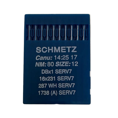 Aiguilles pour machines à coudre industrielles SCHMETZ DBx1 SERV 7 – universelles (10 pièces)