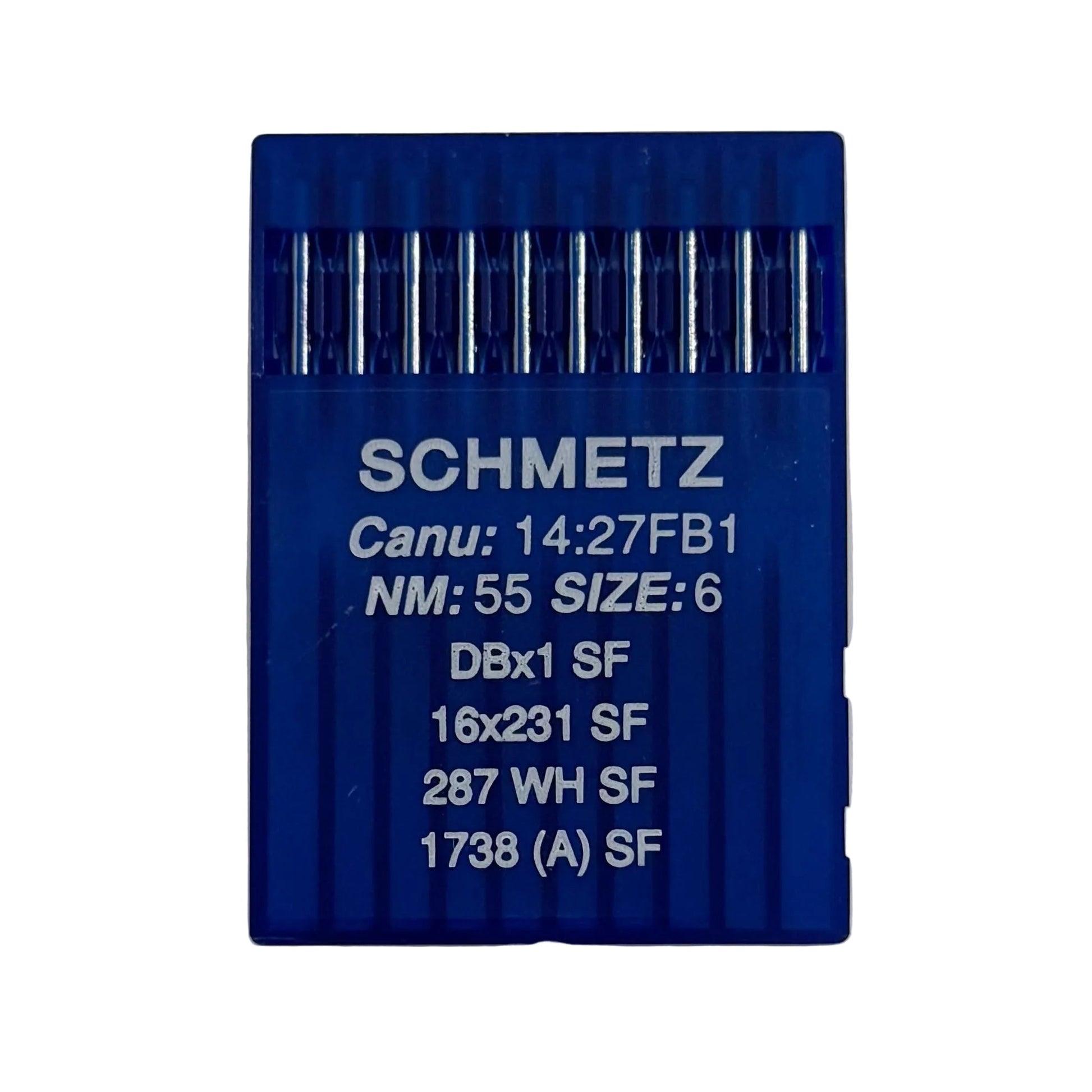 Attēls ar Adatas rūpnieciskajām šujmašīnām SCHMETZ DBx1 SUK SF – īpaši smalkai trikotāžai (10gab.) – pieejams Šarlotes audumi