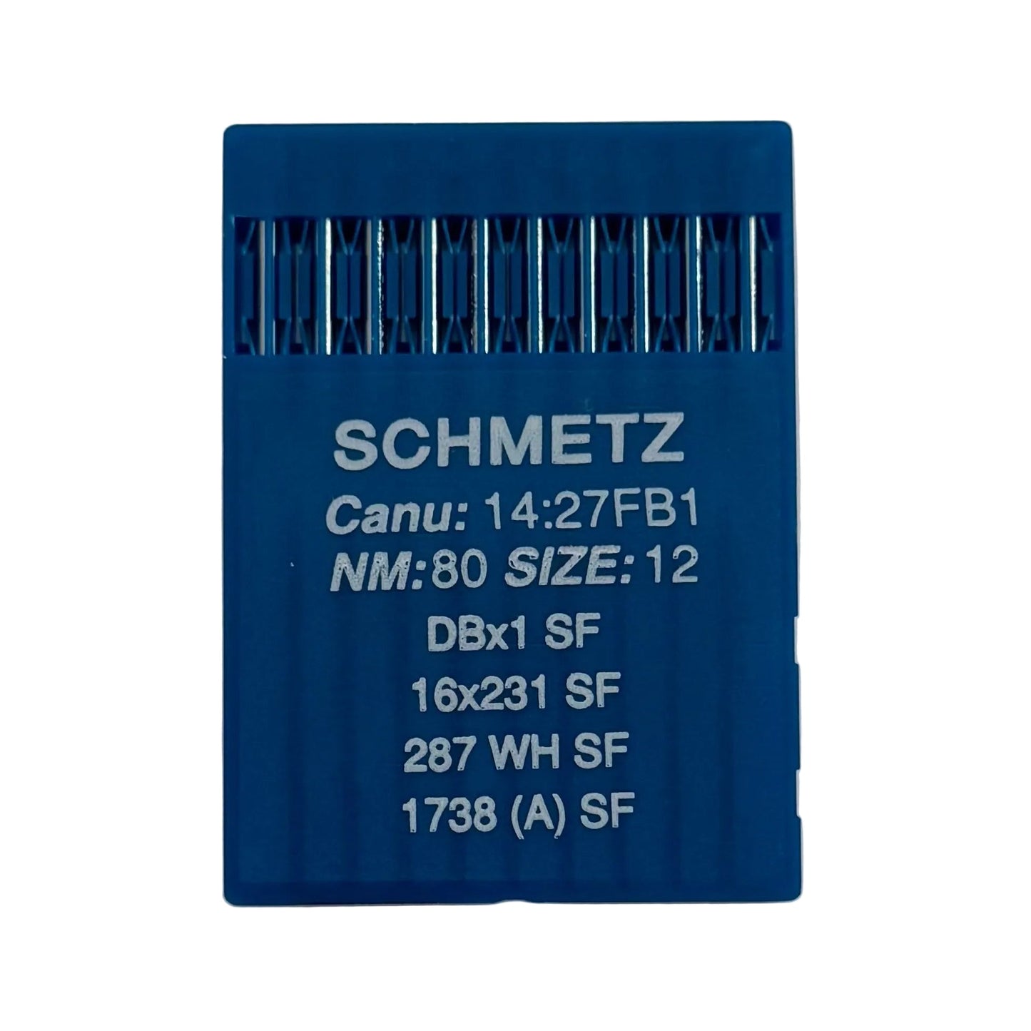 Attēls ar Adatas rūpnieciskajām šujmašīnām SCHMETZ DBx1 SUK SF – īpaši smalkai trikotāžai (10gab.) – pieejams Šarlotes audumi