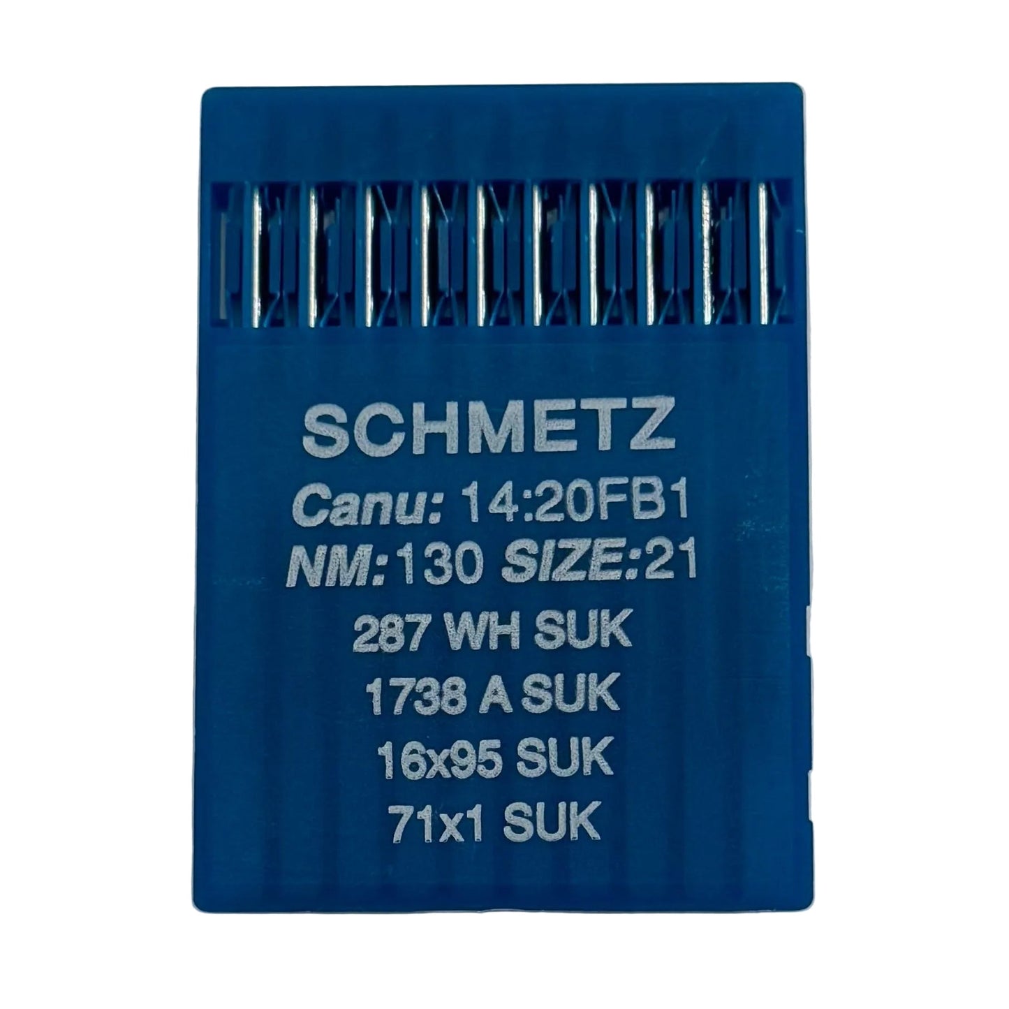 Attēls ar Adatas rūpnieciskajām šujmašīnām SCHMETZ DBx1 SUK – trikotāžai un džinsam (10gab.) – pieejams Šarlotes audumi