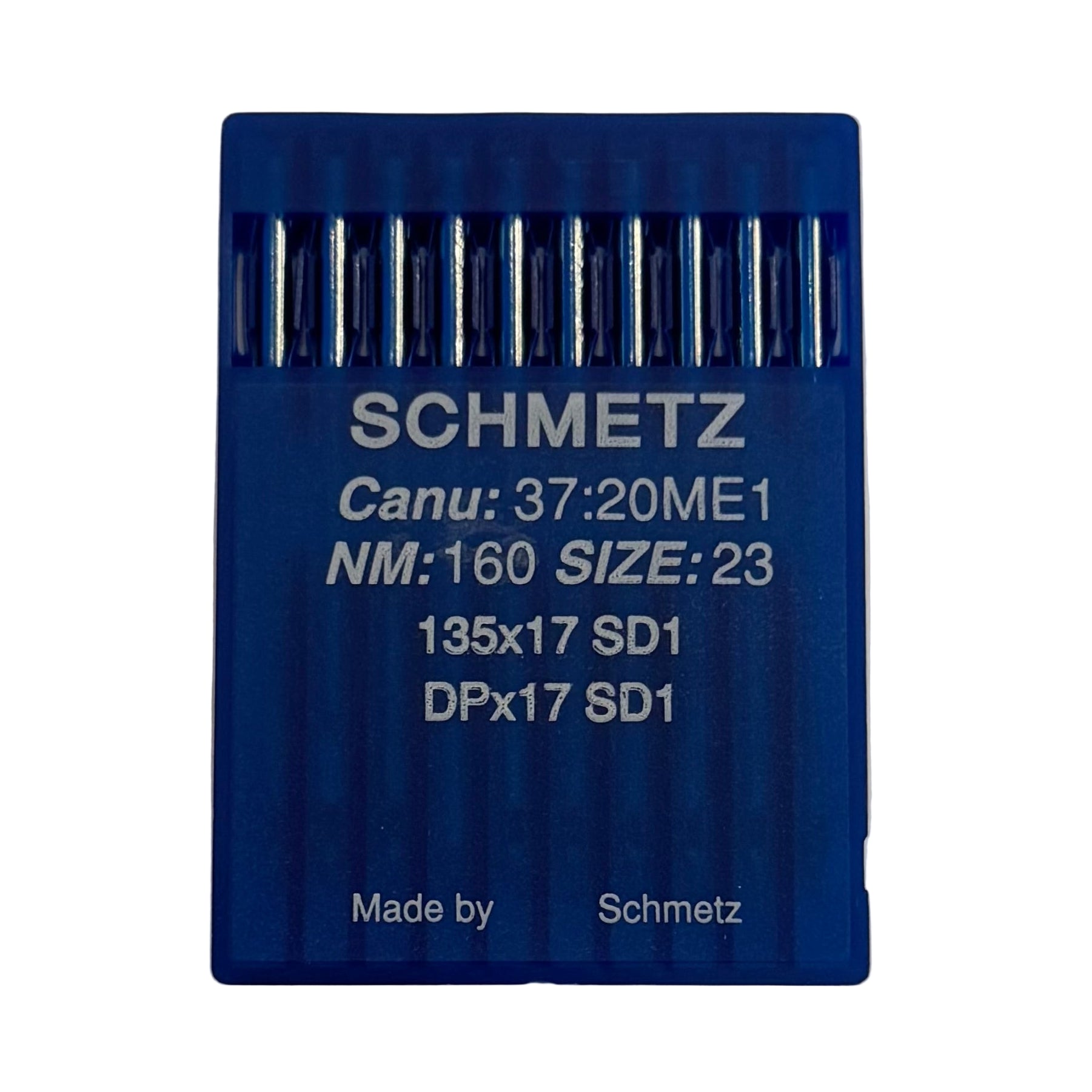 Attēls ar Adatas rūpnieciskajām šujmašīnām SCHMETZ DPX17 SD1 – ādai (10gab.) – pieejams Šarlotes audumi