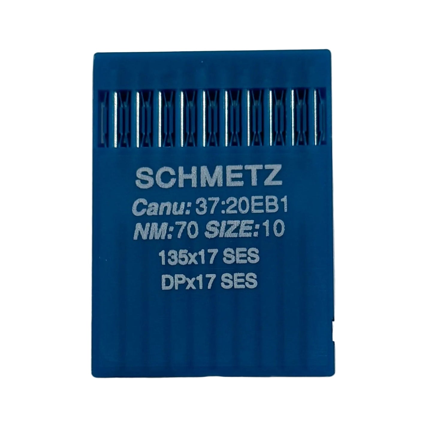 Attēls ar Adatas rūpnieciskajām šujmašīnām SCHMETZ DPX17 SES – trikotāžai un sporta apģērbam (10gab.) – pieejams Šarlotes audumi