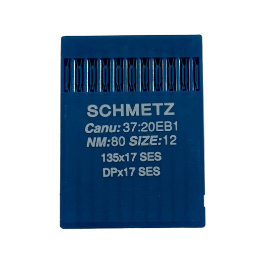 Attēls ar Adatas rūpnieciskajām šujmašīnām SCHMETZ DPX17 SES – trikotāžai un sporta apģērbam (10gab.) – pieejams Šarlotes audumi