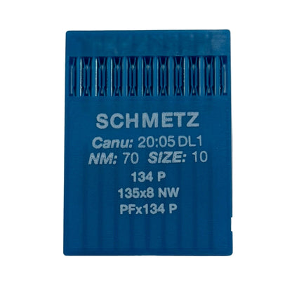 Image des aiguilles pour machines à coudre industrielles SCHMETZ DPx5 P pour cuir (10 pièces) – disponible chez Šarlotes audumi