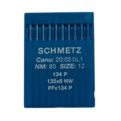 Image d’aiguilles pour machines à coudre industrielles SCHMETZ DPx5 P pour cuir (10 pcs) – disponible chez Šarlotes audumi
