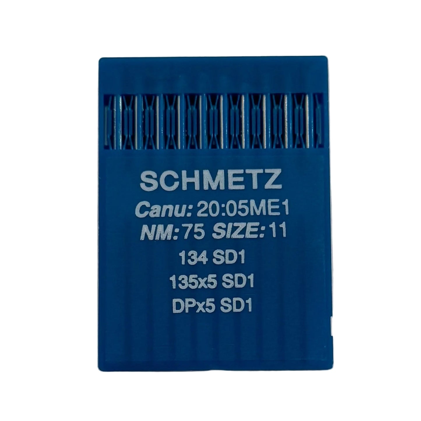 Attēls ar Adatas rūpnieciskajām šujmašīnām SCHMETZ DPx5 SD1 – ādai (10gab.) – pieejams Šarlotes audumi