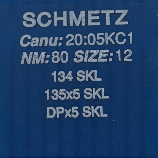 Attēls ar Adatas rūpnieciskajām šujmašīnām SCHMETZ DPx5 SKL – ļoti rupjai trikotāžai (10 gab.) – pieejams Šarlotes audumi