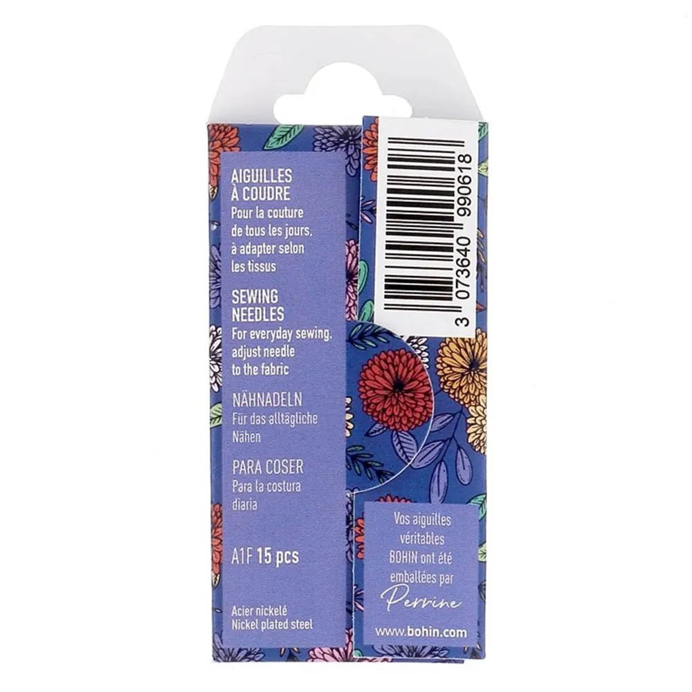 Attēls ar Adatu komplekts Bohin Blossom Sharps | Nr. 3–9 | 10 gab. – pieejams Šarlotes audumi