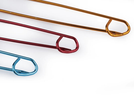 Attēls ar Adījuma valdziņu turētāji – 3 gab. komplekts | Alumīnija palīgadatas – pieejams Šarlotes audumi