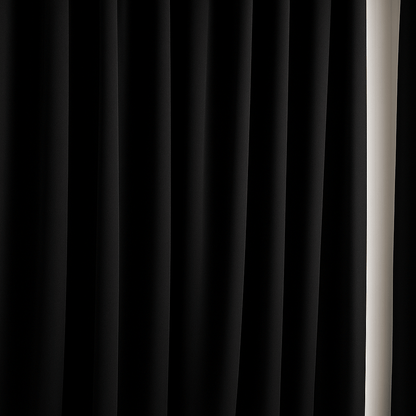 Curtain fabric, blackout Blackout|230 g/m² 140 cm| black