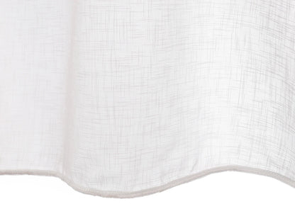 Tissu pour rideaux avec fil de plomb | 276 cm de large|imitation lin