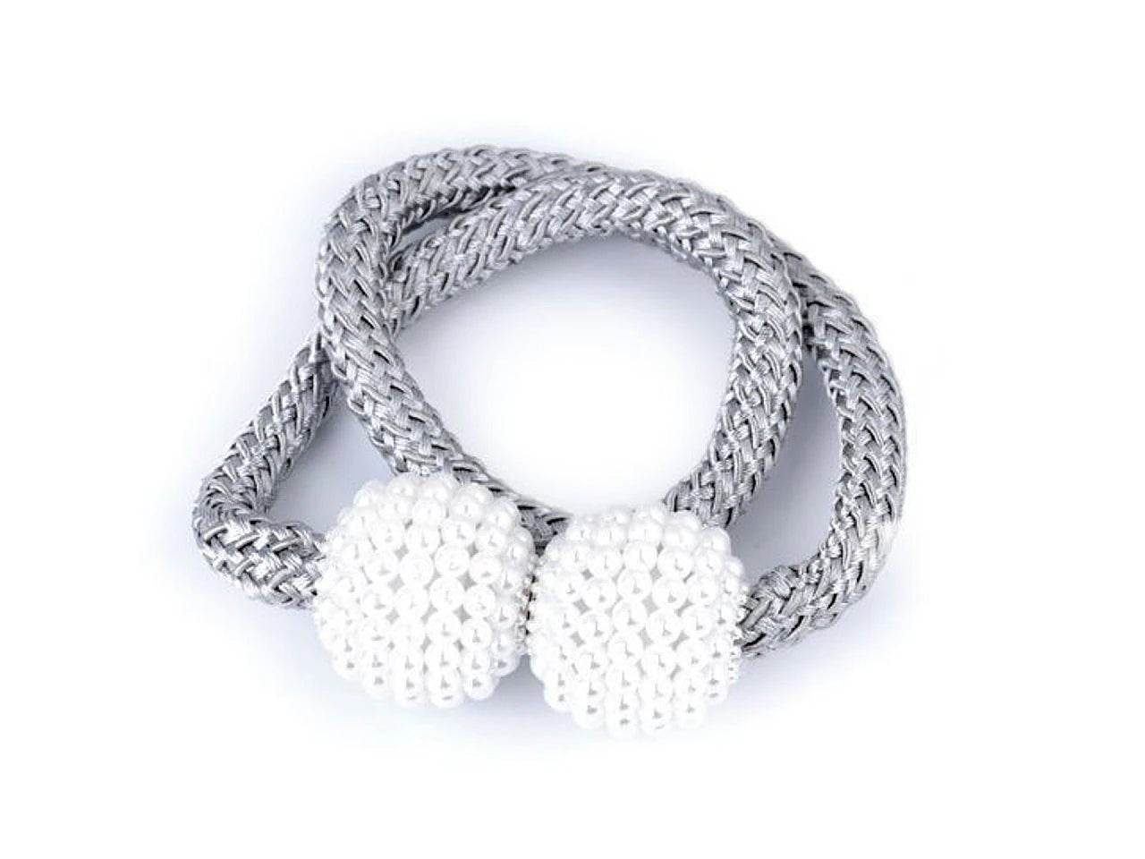 Attēls ar Aizkaru turētāji ar magnētu (komplektā 2 gb)|dažādu toņu – pieejams Šarlotes audumi