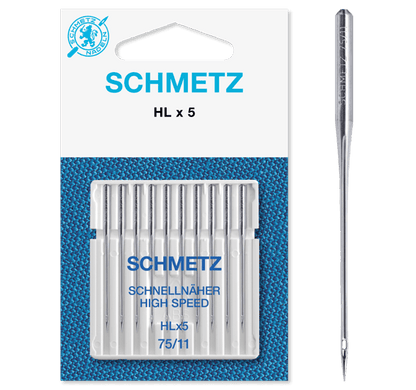 SCHMETZ HIGH SPEED SPECIAL HLx5 high-speed special needles - No. 75 (10 pcs.)