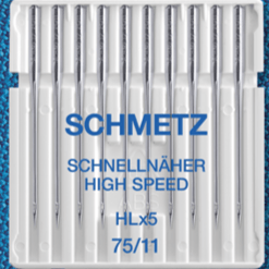 SCHMETZ HIGH SPEED SPECIAL HLx5 high-speed special needles - No. 75 (10 pcs.)
