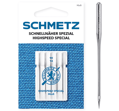 SCHMETZ HIGH SPEED SPECIAL HLx5 high-speed special needles - No. 90 (5 pcs.)