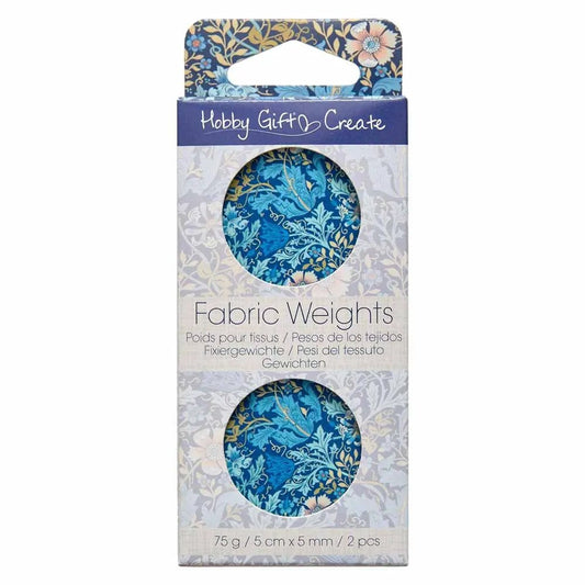 Image of a fabric weight (paperweight) with a floral pattern, Hobby Gift – available at Charlotte's Fabrics