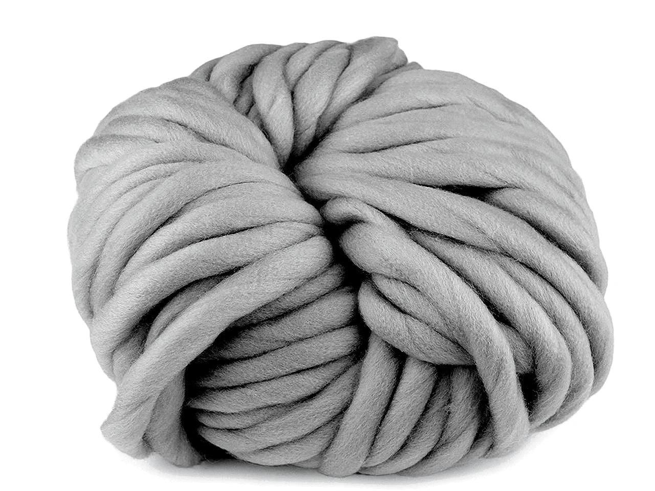 Attēls ar Bieza dzija - 250g / 40 m - pelēka – pieejams Šarlotes audumi