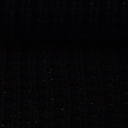 Image de maille épaisse 100 % coton noire, 615 g/m² – disponible chez Šarlotes audumi