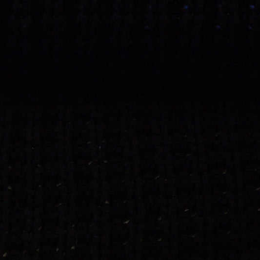 Attēls ar Biezs 100 % kokvilnas adījums - melns 615 g/m² – pieejams Šarlotes audumi