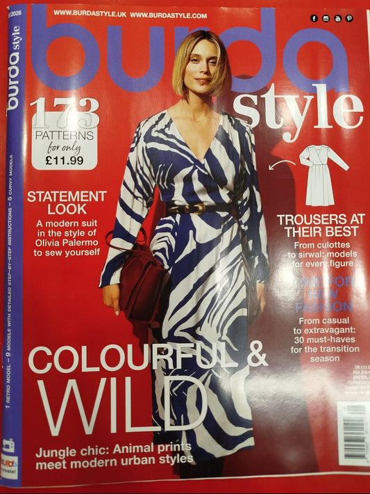 Attēls ar Burda Style 08/2026-ENG – pieejams internetā Šarlotes audumi