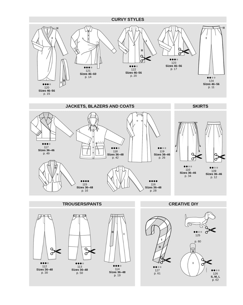 Attēls ar Burda Style | December 2025 - ENG – pieejams Šarlotes audumi