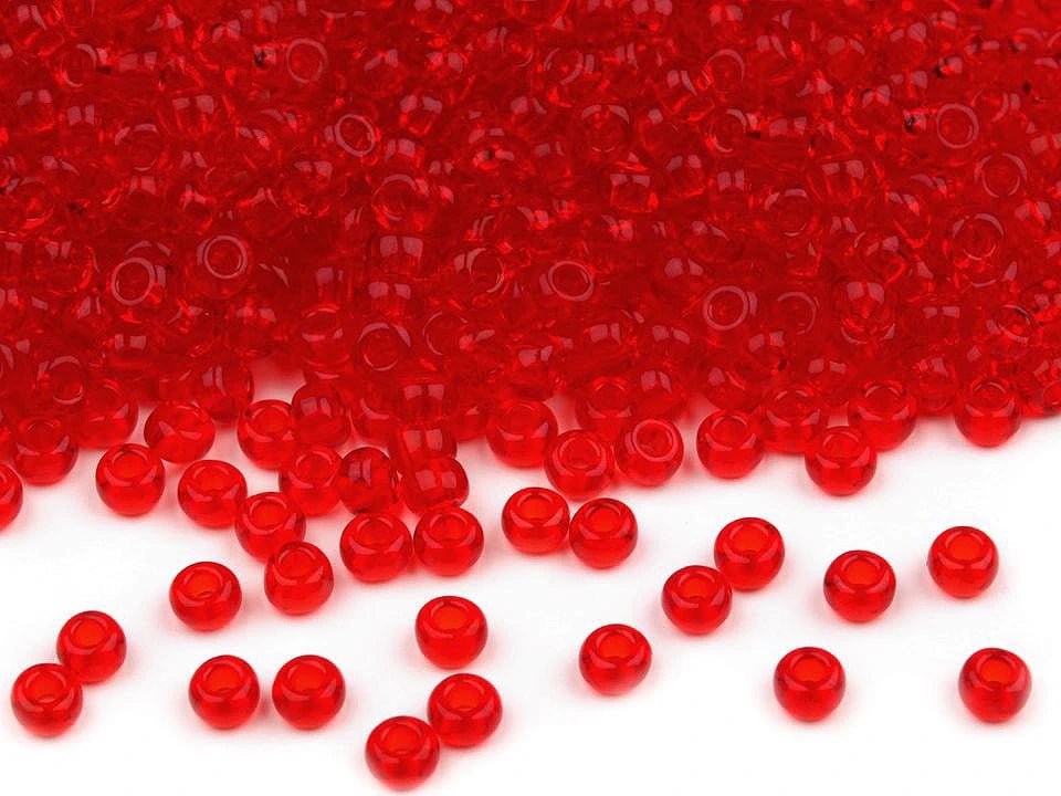 Attēls ar Čehu stikla pērlītes Preciosa 4.5 mm 20 g | dažādu toņu – pieejams Šarlotes audumi