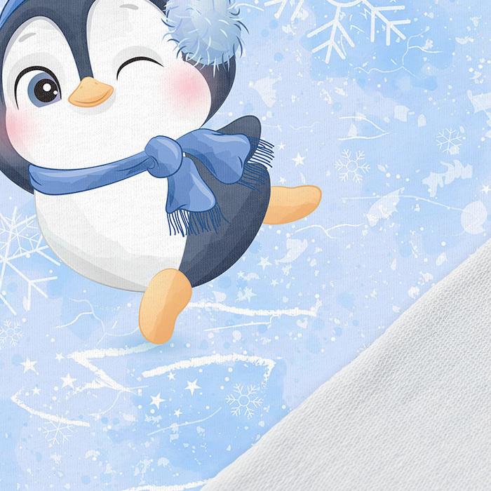 Attēls ar Cilpiņtrikotāžas panelis 40x50 cm - pingvīniņš 250 g/m² – pieejams Šarlotes audumi