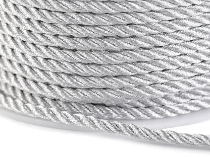 Image de corde décorative avec lurex Ø3 mm – disponible chez Šarlotes audumi