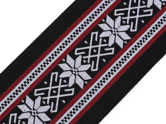 Attēls ar Dekoratīvā elastīgā lente 10 cm – pieejams Šarlotes audumi