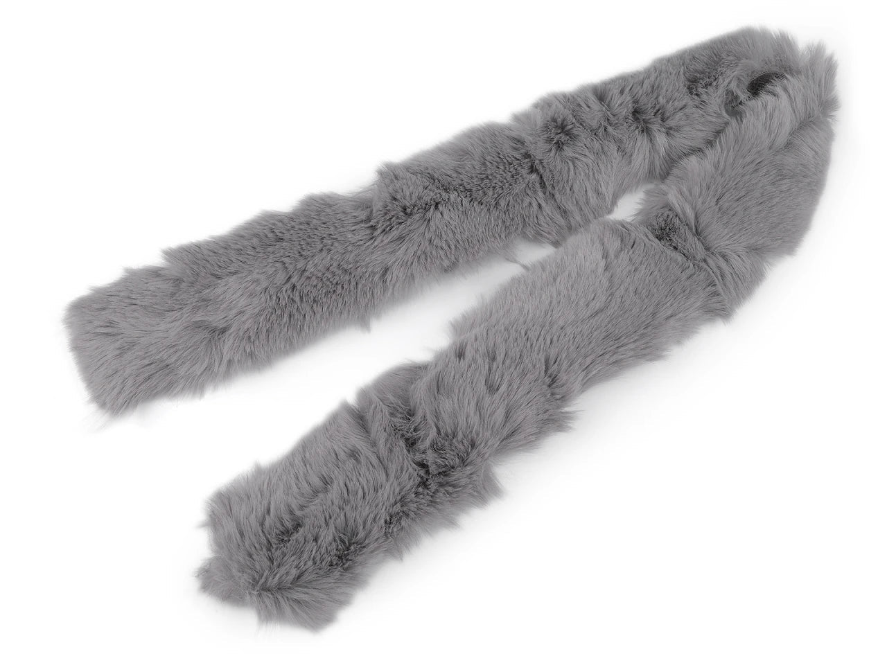 Attēls ar Dekoratīvā mākslīgās kažokādas lenta – 1 m | Apdares mākslīgā kažokāda kapucēm, jakām, tērpiem – pieejams Šarlotes audumi