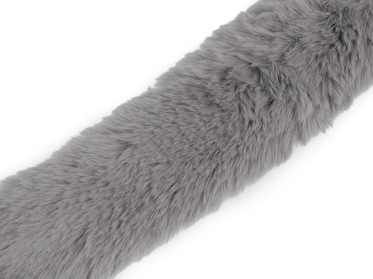 Attēls ar Dekoratīvā mākslīgās kažokādas lenta – 1 m | Apdares mākslīgā kažokāda kapucēm, jakām, tērpiem – pieejams Šarlotes audumi