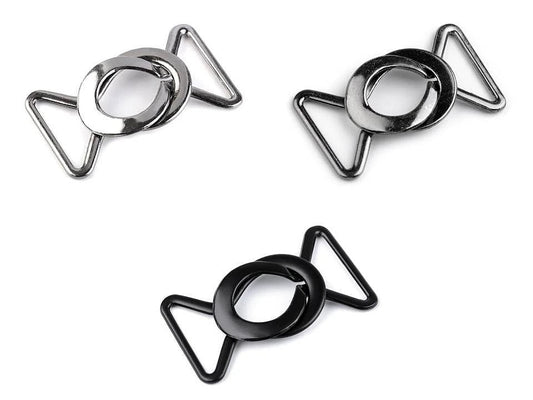 Attēls ar Dekoratīva sprādze ar aizdari 24 mm – pieejams Šarlotes audumi